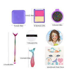 Mermaid Princess Cosplay Makeup Handbag Lipstick Set