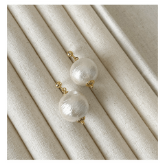 French Pearl Stud Earrings Vintage Niche Ear Jewelry