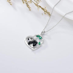Panda Embrace Love Necklace Women Girls Birthday Christmas