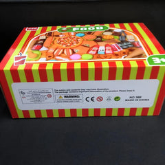 House Hamburger Fast Food Prop Set with 63 Small Toys