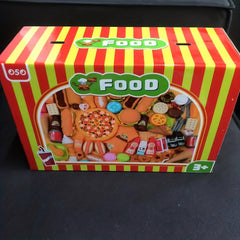 House Hamburger Fast Food Prop Set with 63 Small Toys