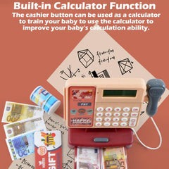 Kids Cash Register with Scanner and Credit Card