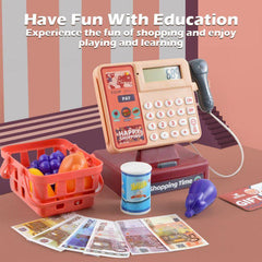 Kids Cash Register with Scanner and Credit Card