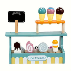 Kids Ice Cream Sales Store Playhouse Toy