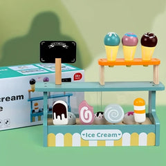 Kids Ice Cream Sales Store Playhouse Toy