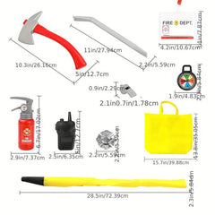 Fire Chief Role Play Dress Up Set for Kids Ages 3+