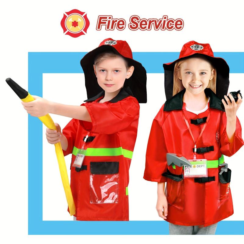 Fire Chief Role Play Dress Up Set for Kids Ages 3+