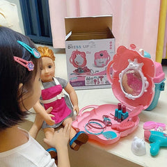 Girls Pretend Play Beauty Salon Hair Styling Set