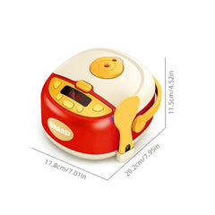 Kids Kitchen Toy Set with Cooktop Pretend Cooking Playset