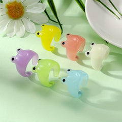 6pcs Frog Ring A Whimsical Gift for Her