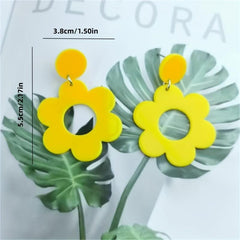 Irregular Geometric Drop Earrings for Women Party