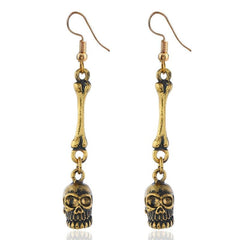 Punk Vintage Skull Earrings Halloween Accessories
