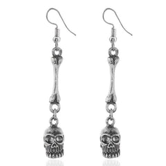 Punk Vintage Skull Earrings Halloween Accessories
