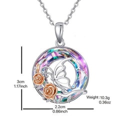 Vintage Butterfly Pendant Necklace Toy For Kids - Gift for Daughters