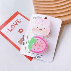 Summer Animal & Fruit Hair Clips for Baby Girls