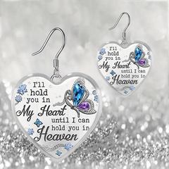 Gemstone Butterfly Glass Pendant Set Graduation Birthday Gift