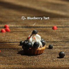 Dollhouse Mini Cream Dessert Fruit Tart Ornament