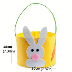 Easter Rabbit Candy Bag Egg Storage Bag with Hair Hoop