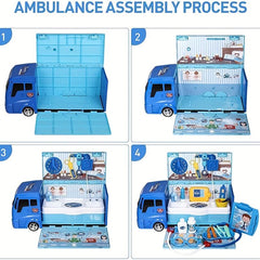 21pcs Medical Equipment Car Doctor Set for Children