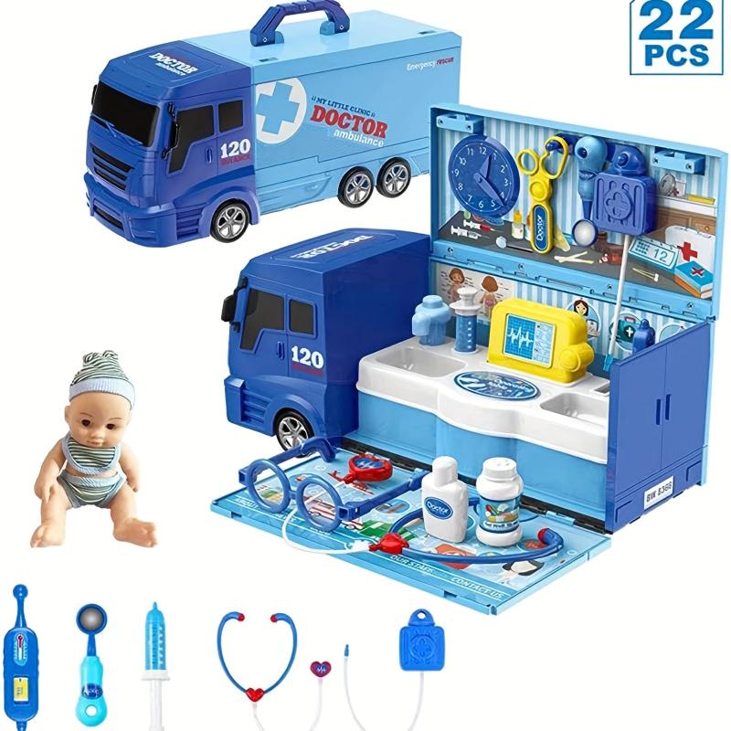 21pcs Medical Equipment Car Doctor Set for Children