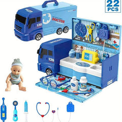 21pcs Medical Equipment Car Doctor Set for Children