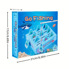 Wooden Fishing Game Preschool Fine Motor Skills Learning