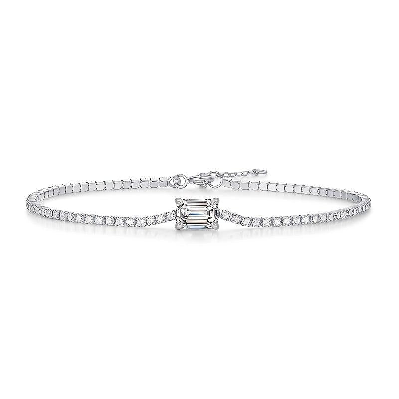 Moissanite Tennis Bracelet 925 Sterling Silver Women's Tennis Bracelet
