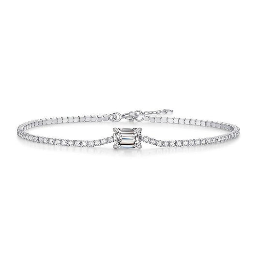 Moissanite Tennis Bracelet 925 Sterling Silver Women's Tennis Bracelet