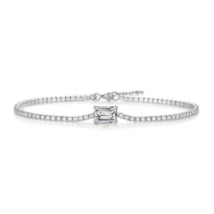 Moissanite Tennis Bracelet 925 Sterling Silver Women's Tennis Bracelet