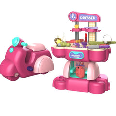 Kids 2-in-1 Pet Doctor & Kitchen Play Set