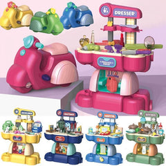 Kids 2-in-1 Pet Doctor & Kitchen Play Set