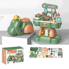 Kids 2-in-1 Pet Doctor & Kitchen Play Set
