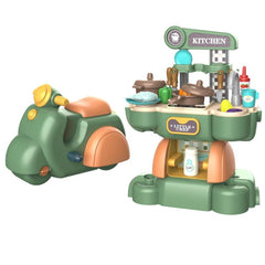 Kids 2-in-1 Pet Doctor & Kitchen Play Set