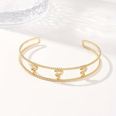 Custom Engraved Stainless Steel Bangle Bracelet