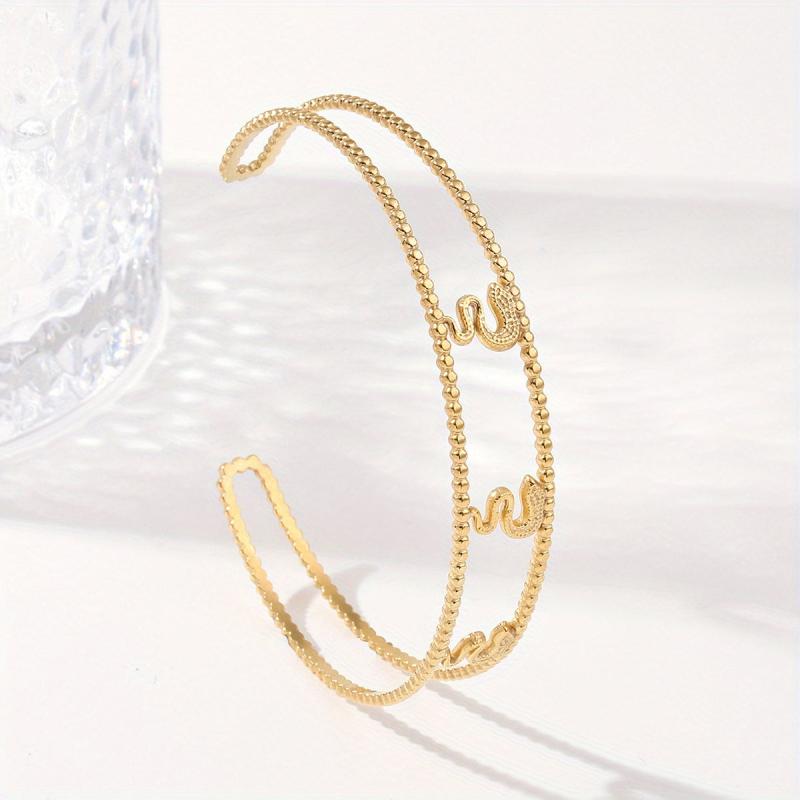 Custom Engraved Stainless Steel Bangle Bracelet