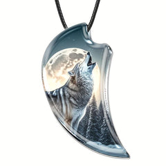 Creative Wolf Pendant Necklace Toy Gift For Daughter Boys Girls