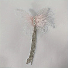 Butterfly Hairpin Mermaid Concubine 3D Feather Headwear