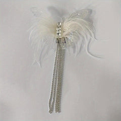 Butterfly Hairpin Mermaid Concubine 3D Feather Headwear