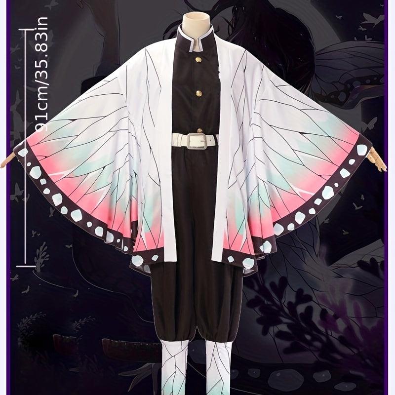 Adult Anime Halloween Costume Cosplay Butterfly Kimono Set