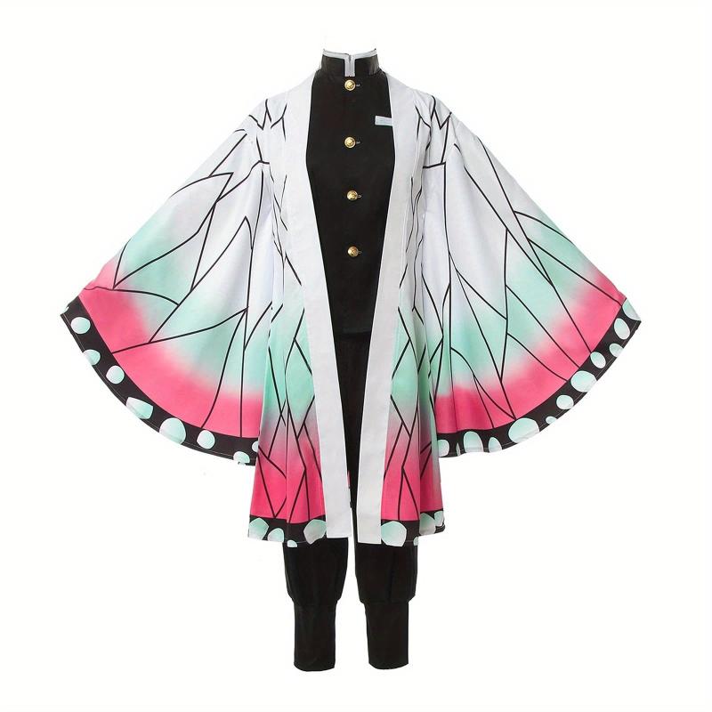 Adult Anime Halloween Costume Cosplay Butterfly Kimono Set