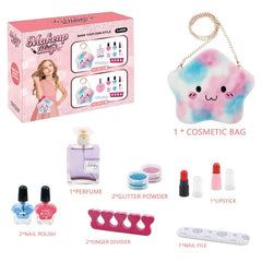 Kids Makeup Kit For Girls Washable Makeup Set Toy With Real Cosmetic Case
