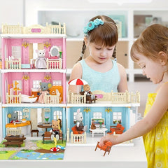 Koala Town 1 12 Tiny House Model Dollhouse Perfect Pretend Play Toys for Girls