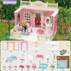 Koala Town 1 12 Tiny House Model Dollhouse Perfect Pretend Play Toys for Girls