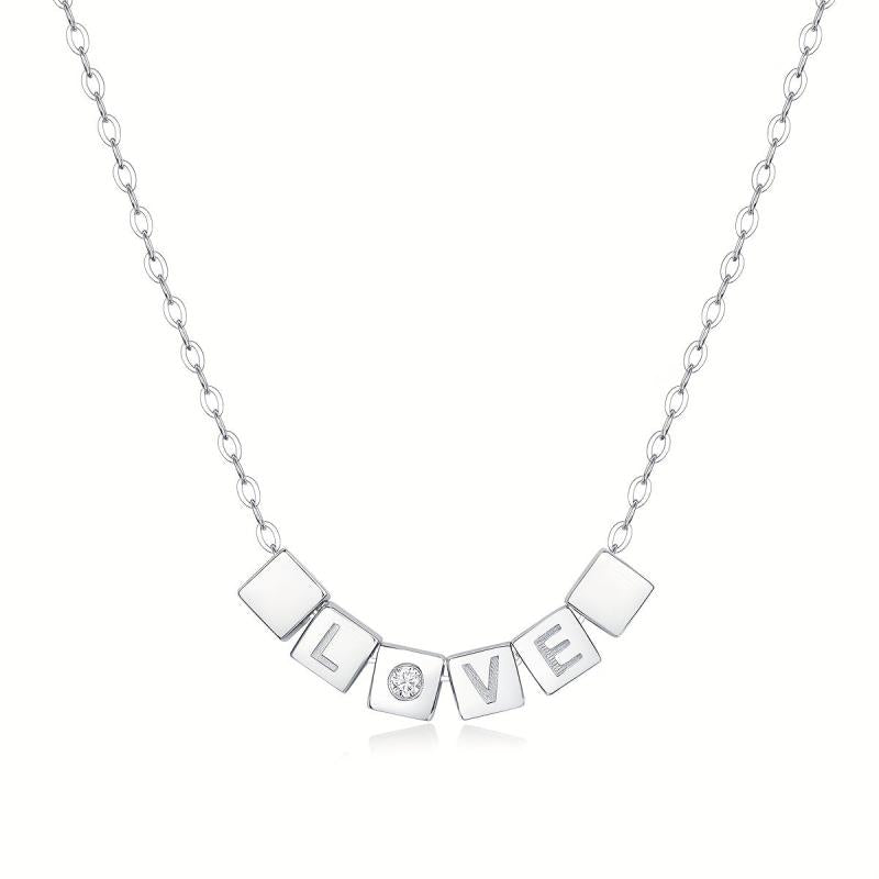 Moissanite Necklace 925 Sterling Silver Pendant Chain Jewelry Decoration Gift
