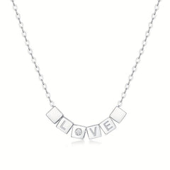 Moissanite Necklace 925 Sterling Silver Pendant Chain Jewelry Decoration Gift