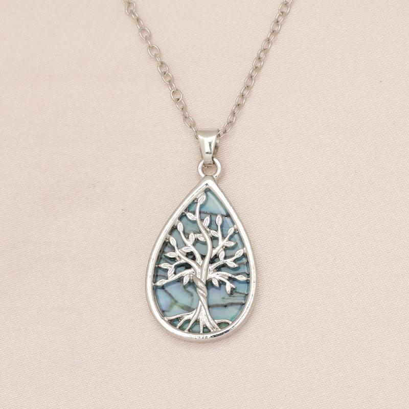 Tree Of Life Water Drop Necklace For Ladies & Girls Gift