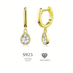 Golden Plated Silvery Hoop Earrings for Women