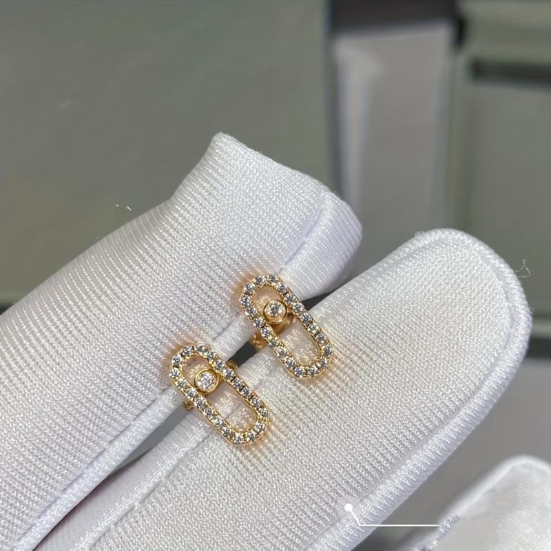 Gorgeous Moissanite S925 Silver Earing