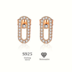 Gorgeous Moissanite S925 Silver Earing