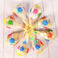 10pcs Flower Confetti Balloons Birthday Party Decorations